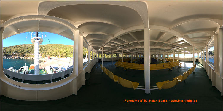 HDR Panorama auf dem Deck der F�hre von Porozina nach Brestova