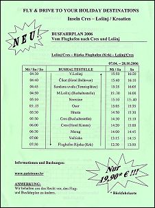 Reisebericht - Mit dem Billigflieger hlx.com / tuifly.com nach Mali Losinj in Kroatien