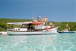 auf Tour mit Kapit�n Mate auf Insel Losinj / Kroatien