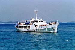 die F�hre nach Susak